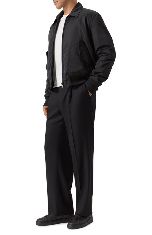 Кожаные кеды B-Court Balmain FM1VI288/LVTR Чёрный  FM1VI288/LVTR Фото 3