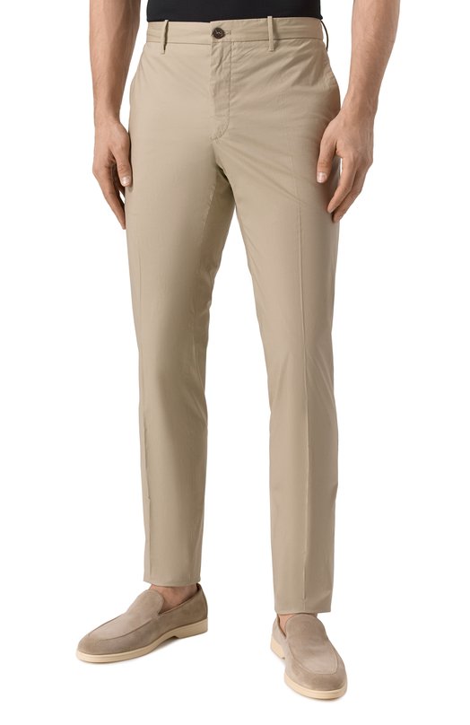 Хлопковые брюки Slowear 1W0084/9208B Бежевый  1W0084/9208B Фото 3