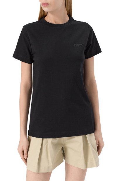 Хлопковая футболка PINKO, арт. 101752/A2HN, фото 3