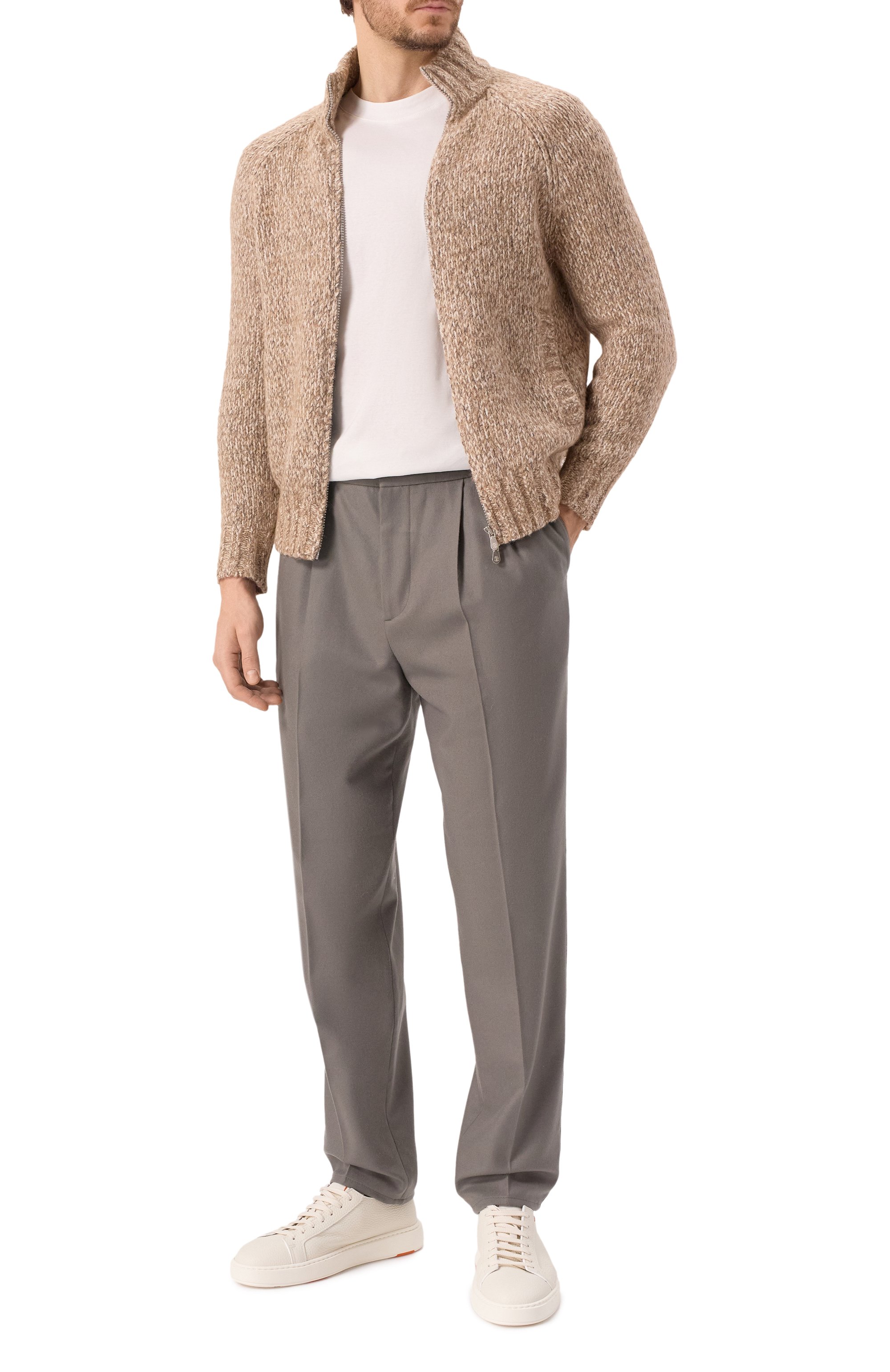 Шерстяные брюки BRUNELLO CUCINELLI, арт. M038PE1710, фото 2