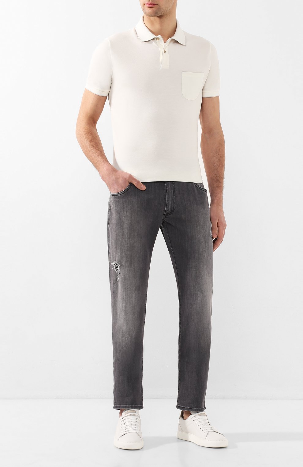 Хлопковое поло LORO PIANA, арт. FAI0485, фото 2