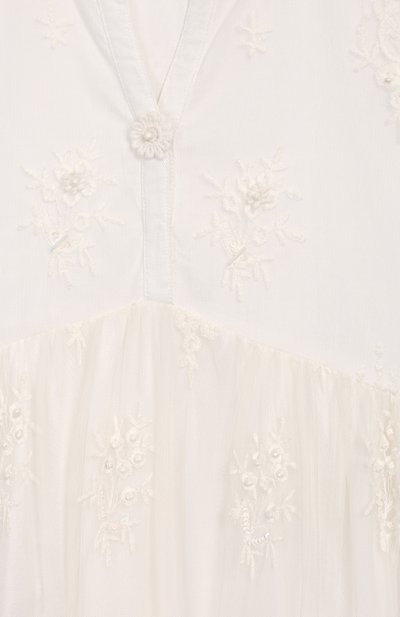 Платье TWINSET бежевого цвета по цене 27750 руб., арт. 201GJ2Q60/12A-16A, фото 3 Платье TWINSET, арт. 201GJ2Q60/12A-16A, фото 3