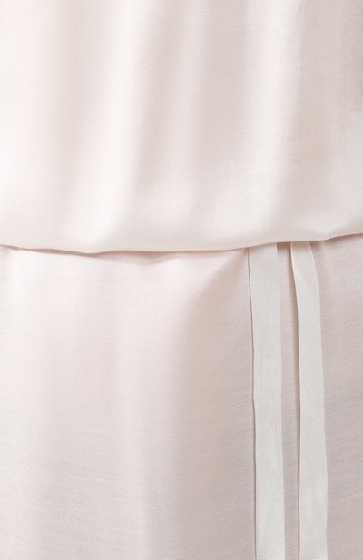 Атласное платье ANN DEMEULEMEESTER бежевого цвета по цене 63900 руб., арт. 1901-2312-122-032, фото 5 Атласное платье ANN DEMEULEMEESTER, арт. 1901-2312-122-032, фото 5