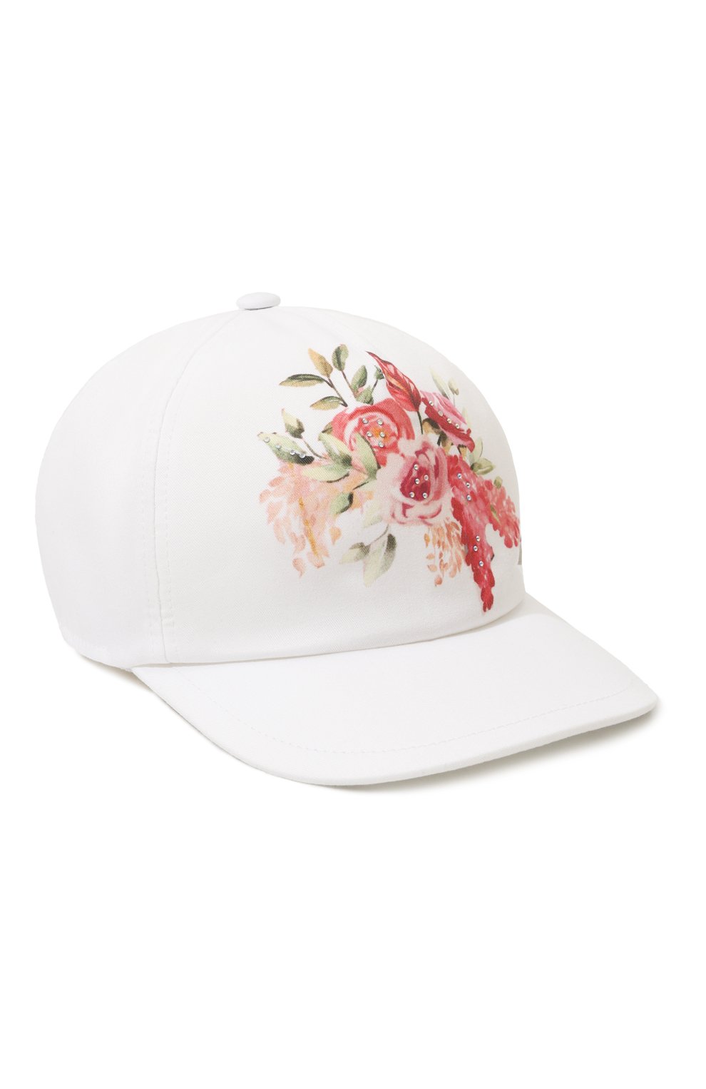 Хлопковая бейсболка IL TRENINO белого цвета по цене 8995 руб., арт. FJ-4162, фото 1 Хлопковая бейсболка IL TRENINO, арт. FJ-4162, фото 1