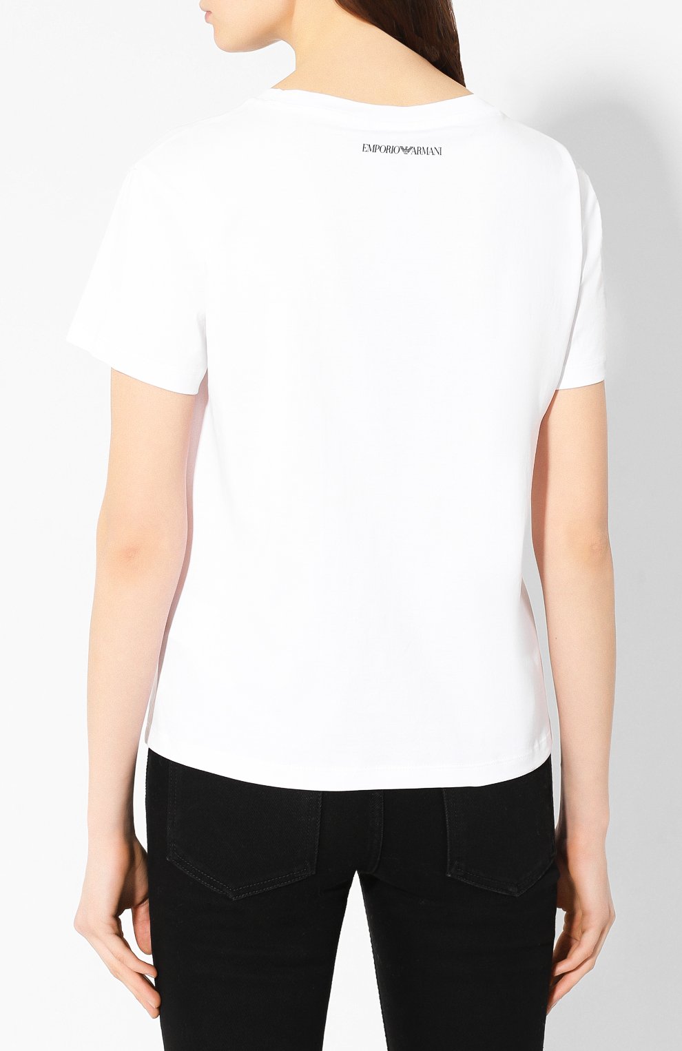 Хлопковая футболка EMPORIO ARMANI, арт. 3H2T7F/2J30Z, фото 4