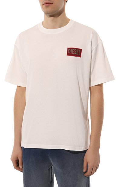 Хлопковая футболка DIESEL, арт. A18028/0PLAT, фото 3