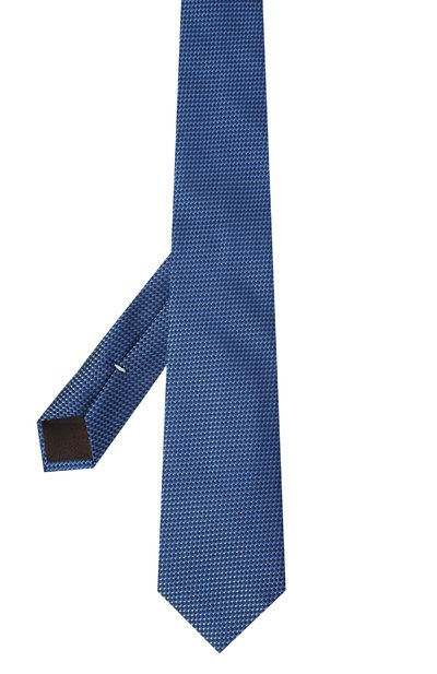 Галстук из шелка и хлопка CANALI, арт. 18/HJ04180, фото 3