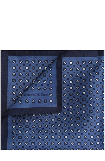 Мужской шелковый платок с узором ZEGNA, арт. Z9I1939A