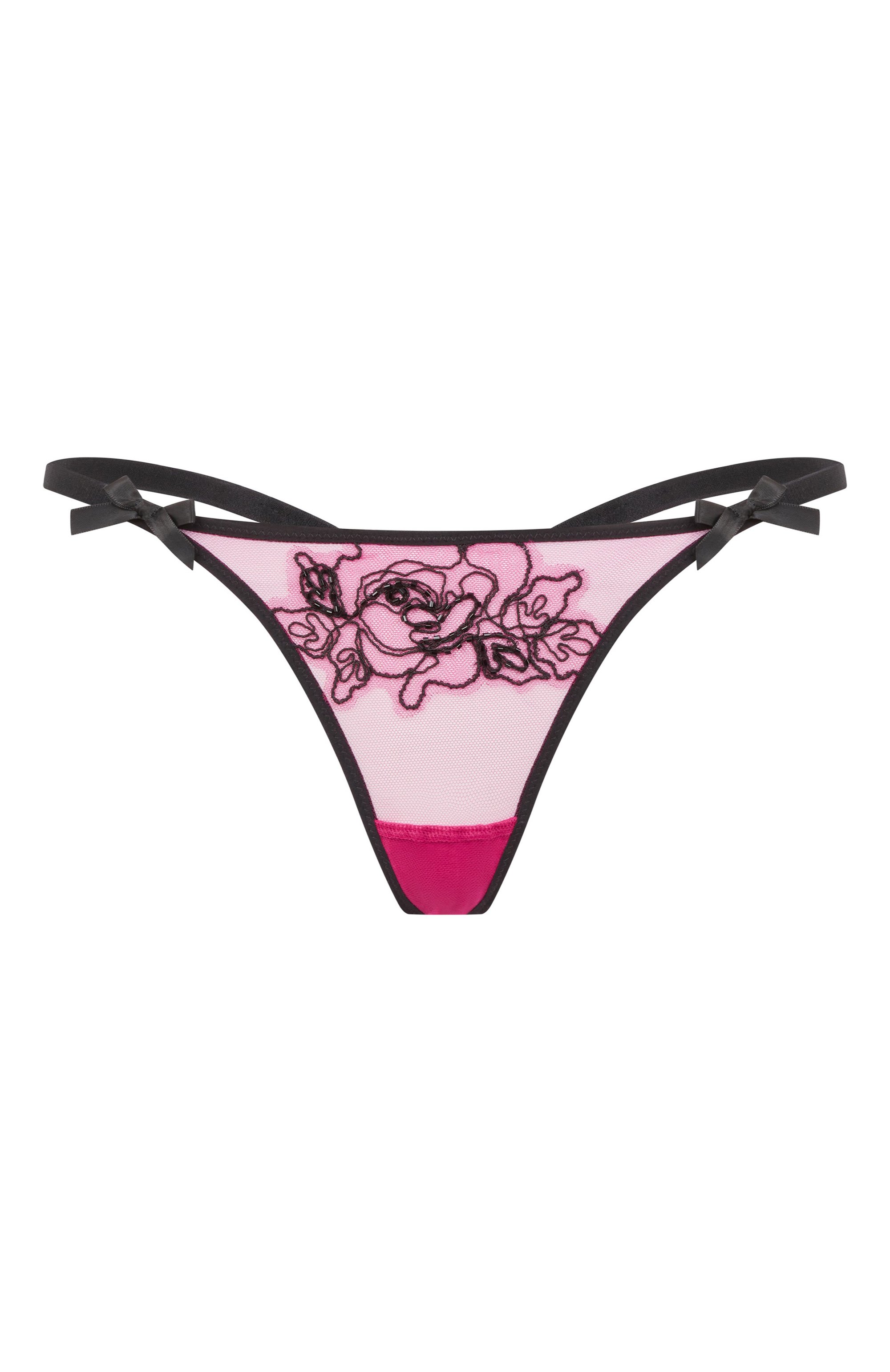 Трусы-стринги lindie AGENT PROVOCATEUR фуксия цвета по цене 22900 руб., арт. AP11091671001, фото 1 Трусы-стринги lindie AGENT PROVOCATEUR, арт. AP11091671001, фото 1