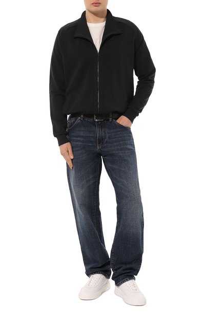 Хлопковая толстовка HANRO черного цвета по цене 28990 руб., арт. 075944, фото 2 Хлопковая толстовка HANRO, арт. 075944, фото 2