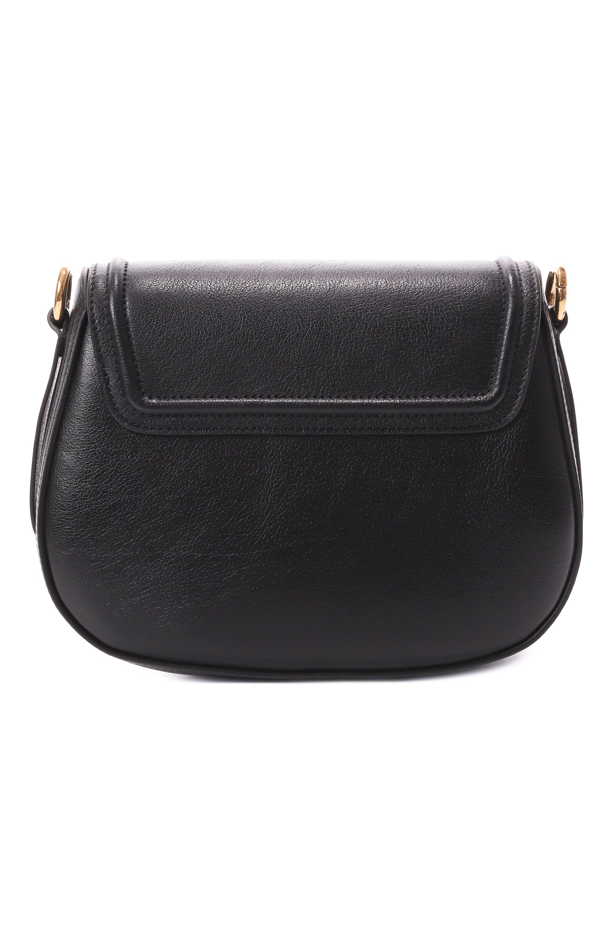 Сумка horse medal CHLOÉ черного цвета по цене 226500 руб., арт. CH25AS790037, фото 6 Сумка horse medal CHLOÉ, арт. CH25AS790037, фото 6