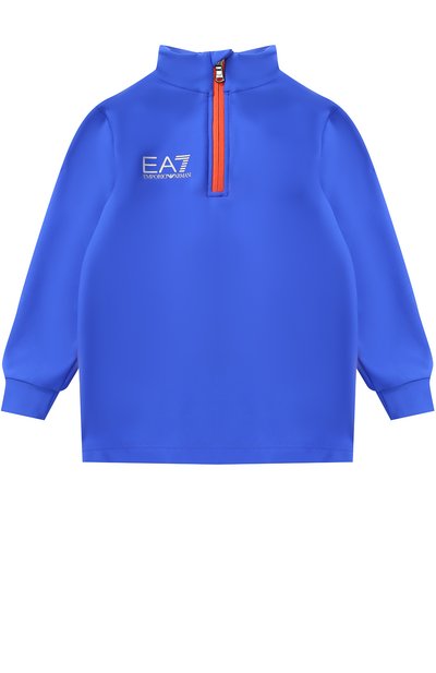 Толстовка с высоким горлом и контрастной прострочкой EA7, арт. 6YBM63/BJ35Z, фото 1