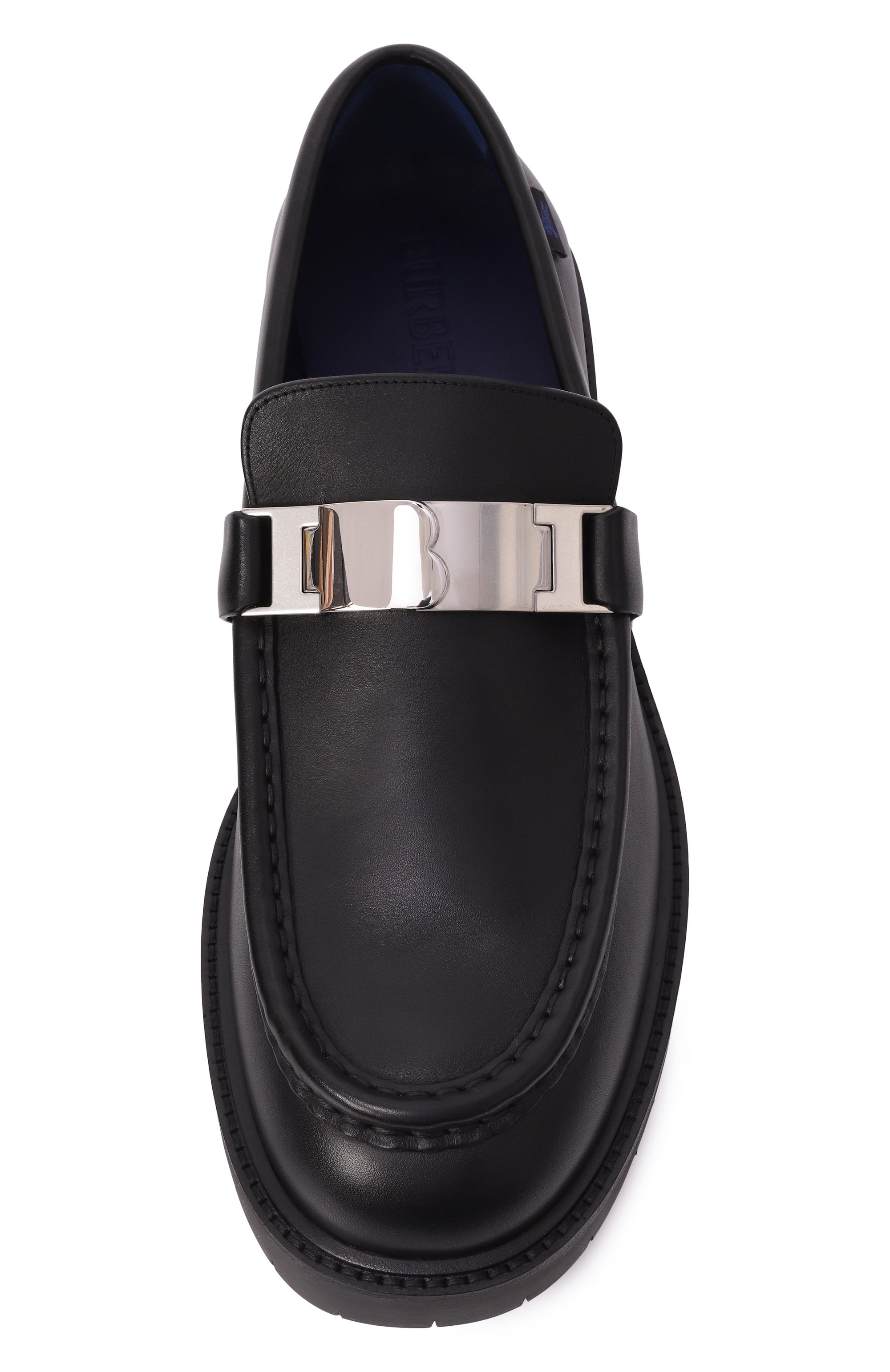 Кожаные лоферы raft BURBERRY, арт. 8101534, фото 6