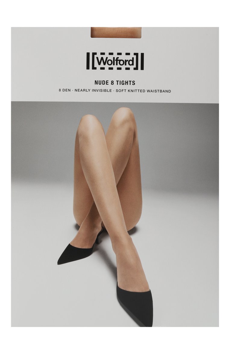 Женские колготки WOLFORD бежевого цвета, арт. 10272 | Фото 1 (Нос: Не проставлено; Автоматизация состава: Проставлено; Материал внешний: Синтетический материал)