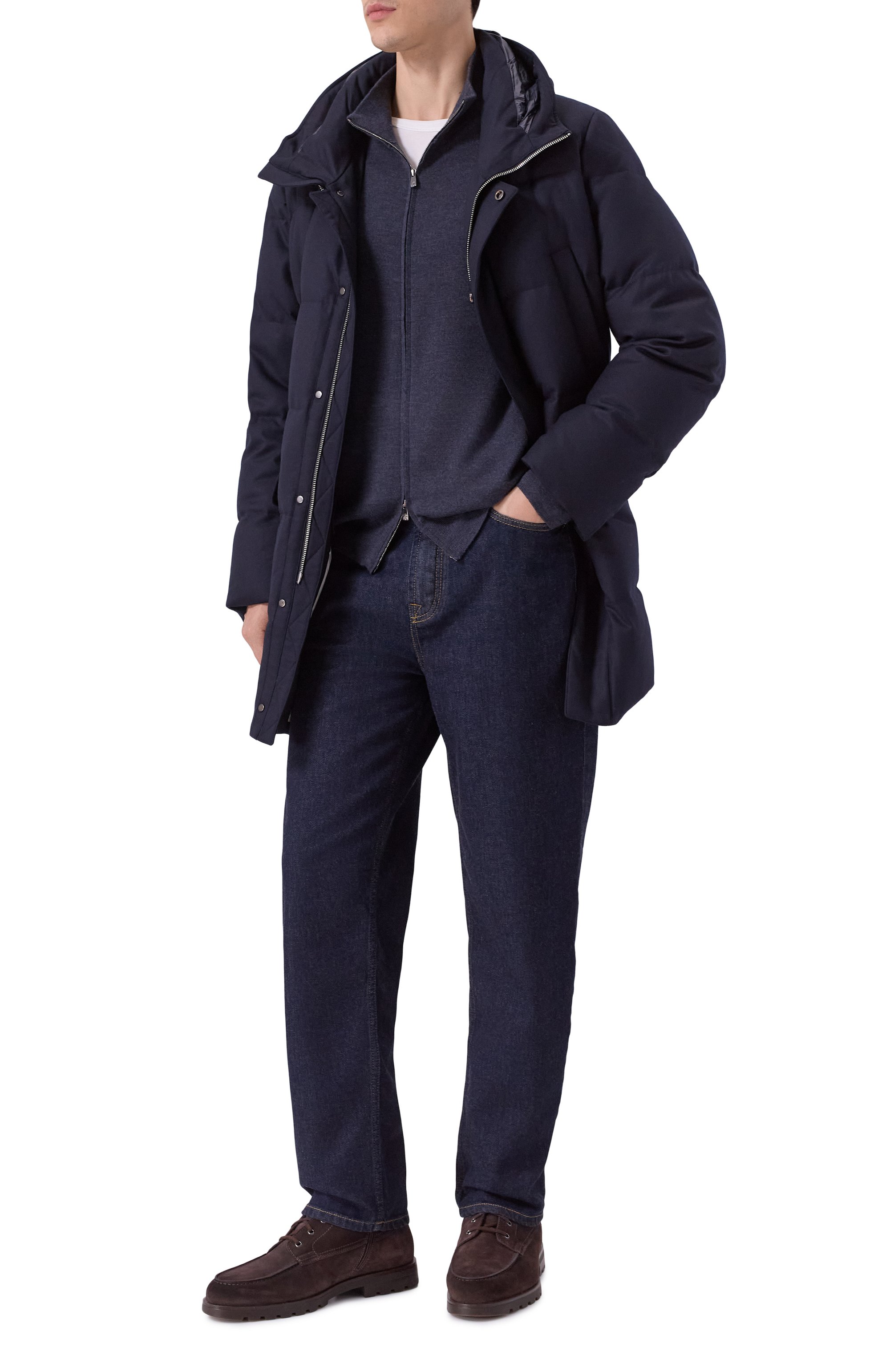 Шерстяной кардиган CORNELIANI, арт. 26M585-2625121, фото 2