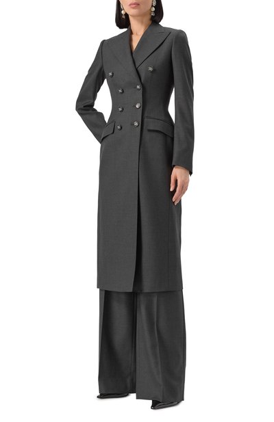 Шерстяное пальто DOLCE & GABBANA, арт. F0W2CT/FU287, фото 3