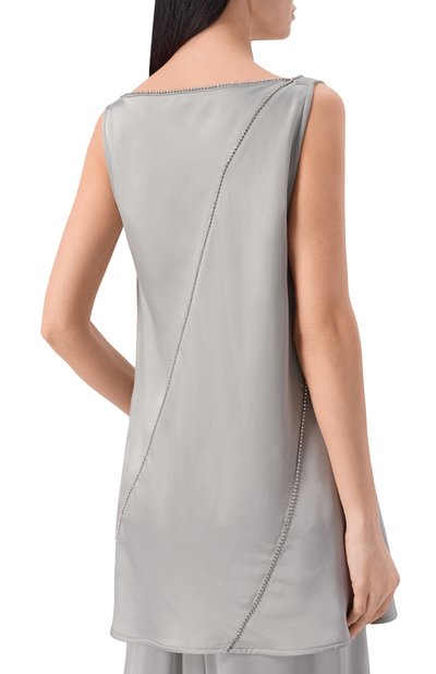 Атласный топ JIL SANDER, арт. J01NC0176/J65022, фото 4