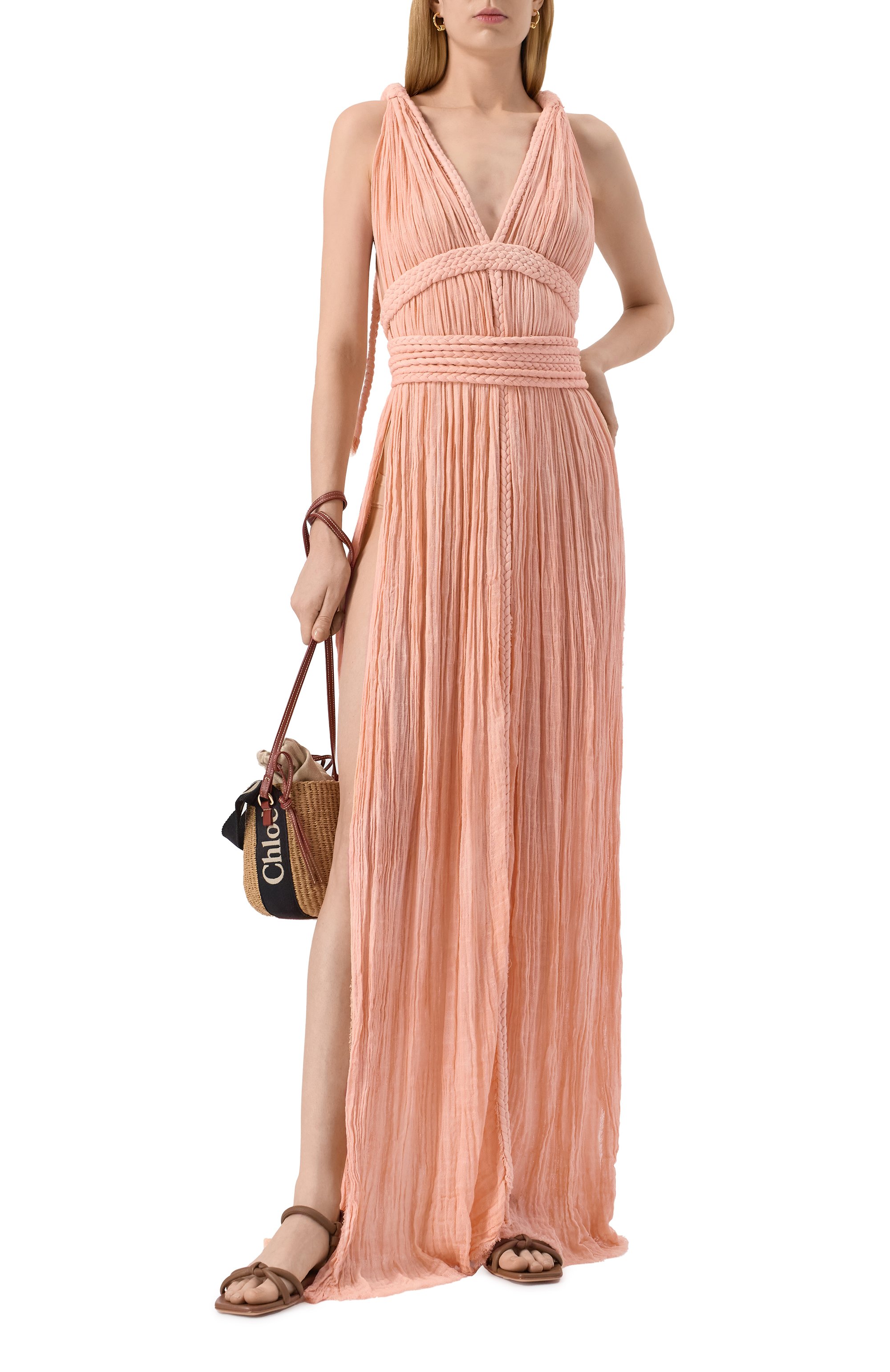 Хлопковое платье KASIA KULENTY, арт. SELENA G0WN, фото 2