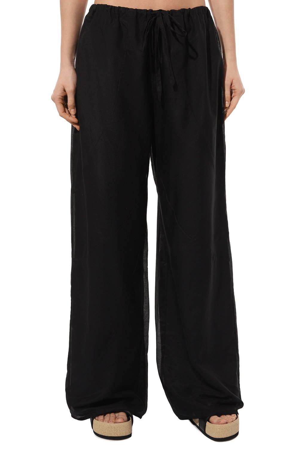 Брюки из хлопка и шелка LILA EUGENIE, арт. 2418, фото 3