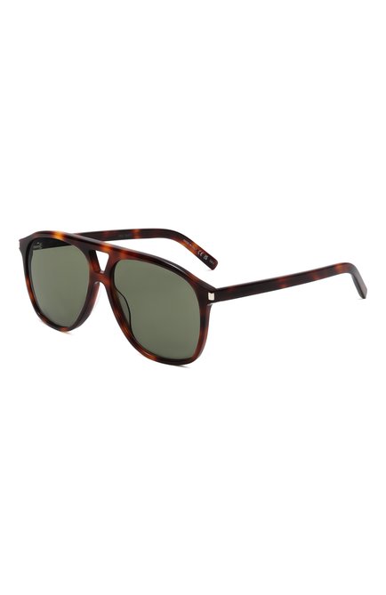 Женские солнцезащитные очки SAINT LAURENT коричневого цвета, арт. SL 596 DUNE 002 | Фото 1 (Нос: Не проставлено; Региональные ограничения белый список (Axapta Mercury): Не проставлено)