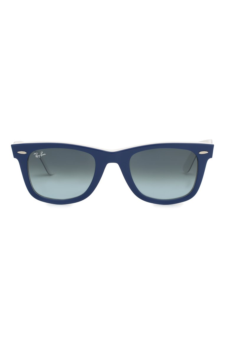 Женские солнцезащитные очки RAY-BAN синего цвета, арт. 2140-12993M | Фото 4 (Тип очков: С/з; Региональные ограничения белый список (Axapta Mercury): RU, Не проставлено; Кросс-КТ: С/з-унисекс; Нос: Не проставлено; Материал: Пластик; Очки форма: Прямоугольные; Оптика Гендер: оптика-унисекс)