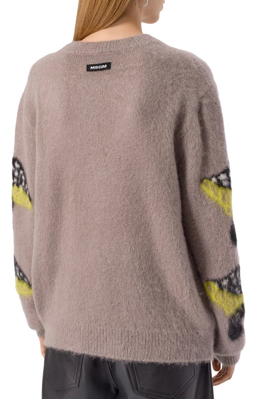 Свитер MSGM 3941MDM222/257769 Бежевый  3941MDM222/257769 Фото 4