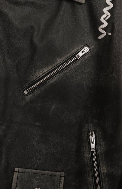 Кожаная куртка MARNI черного цвета по цене 66550 руб., арт. M01585/M00VF, фото 3 Кожаная куртка MARNI, арт. M01585/M00VF, фото 3