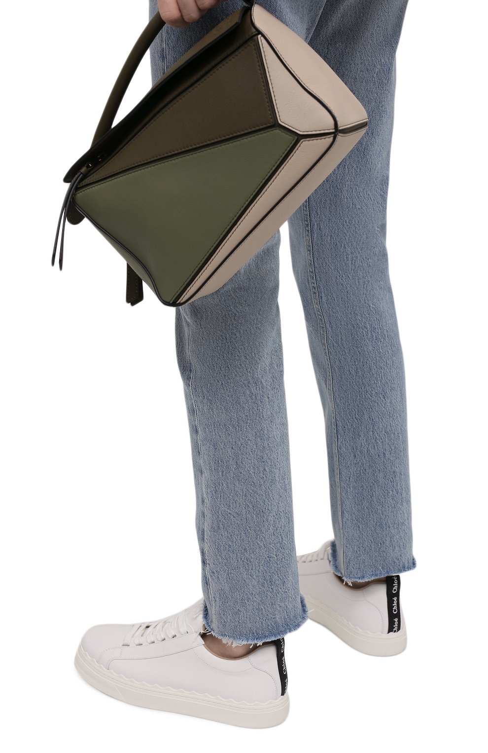 Кожаные кеды lauren CHLOÉ, арт. CHC19S10842, фото 3