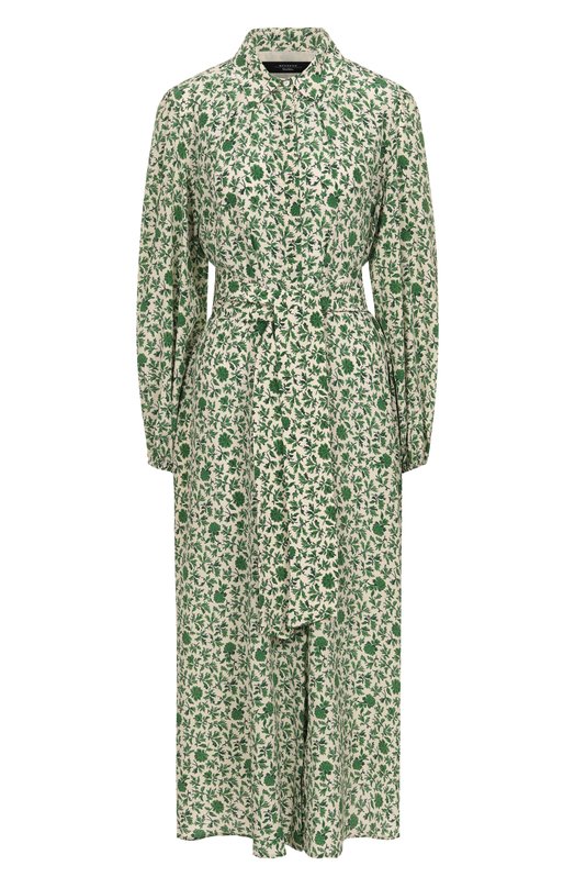 Шелковое платье Weekend Max Mara WALES Зелёный WALES