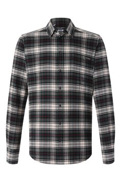 Мужская хлопковая рубашка DOLCE & GABBANA разноцветного цвета, арт. G5JZ9T/GJ288 | Фото 1 (Драгоценные камни: Проставлено; Длина (для топов): Стандартные; Материал сплава: Проставлено; Рукава: Длинные; Материал внешний: Хлопок; Воротник: Кент; Рубашки М: Regular Fit; Манжеты: На пуговицах; Случай: Повседневный; Принт: Клетка; Стили: Кэжуэл)