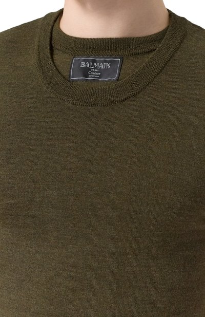 Шерстяной джемпер BALMAIN, арт. EH1AL027/KH92, фото 5