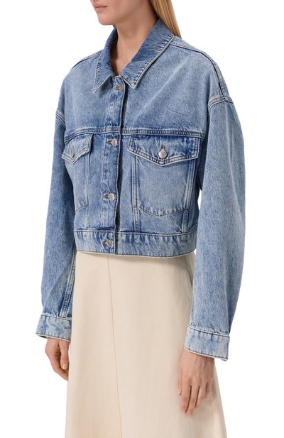 Джинсовая куртка red HUGO голубого цвета по цене 25550 руб., арт. 50502117, фото 3 Джинсовая куртка red HUGO, арт. 50502117, фото 3