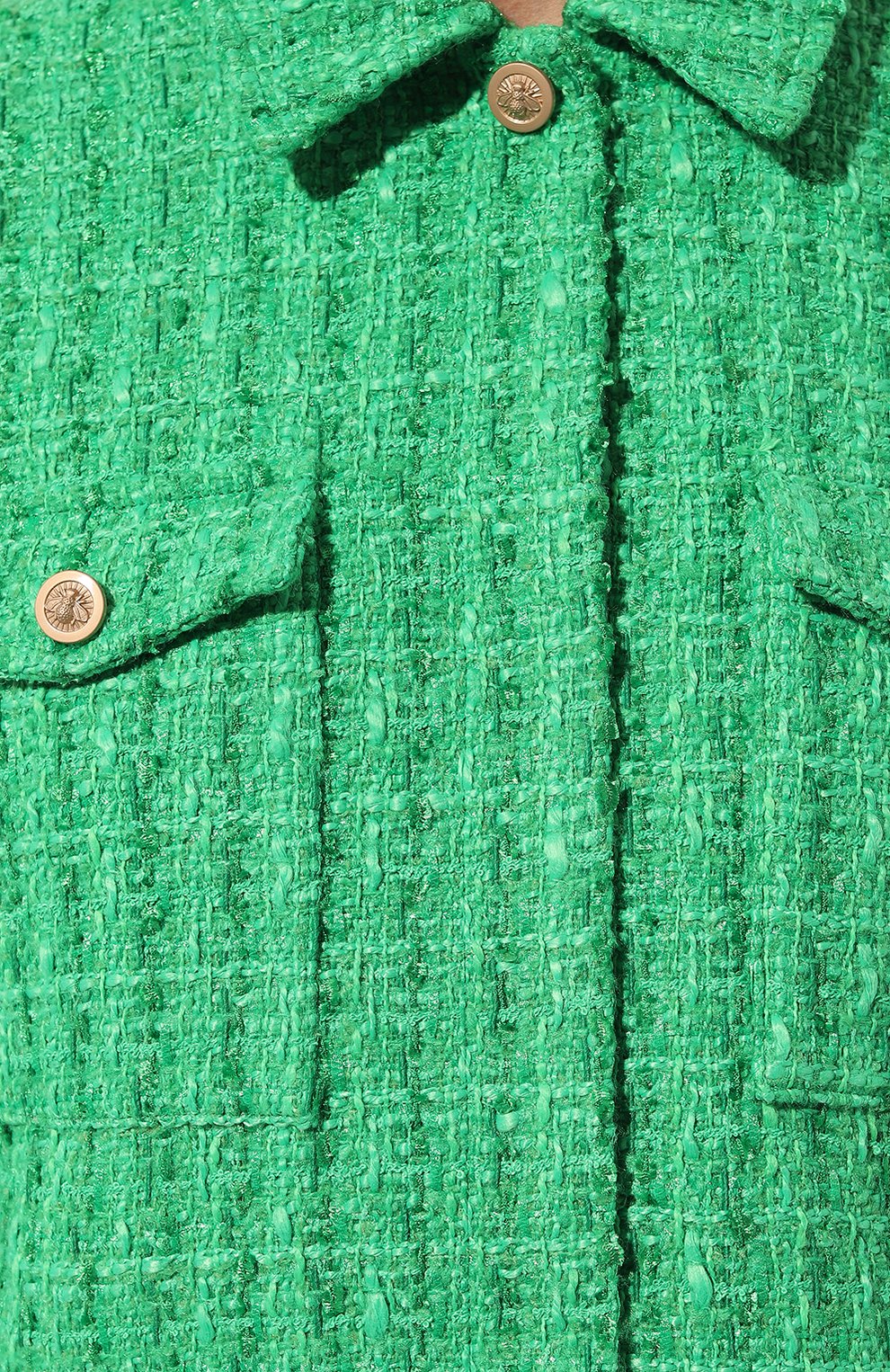 Шерстяной жакет SEVEN LAB зеленого цвета по цене 31500 руб., арт. SBT.05.500.320, фото 5 Шерстяной жакет SEVEN LAB, арт. SBT.05.500.320, фото 5