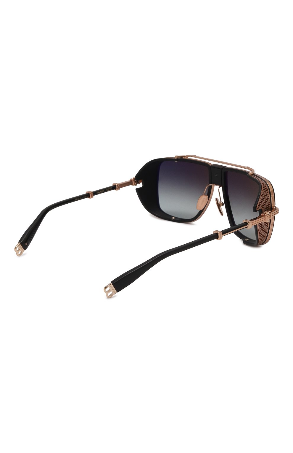 Солнцезащитные очки BALMAIN черного цвета по цене 125500 руб., арт. BPS-104F, фото 4 Солнцезащитные очки BALMAIN, арт. BPS-104F, фото 4