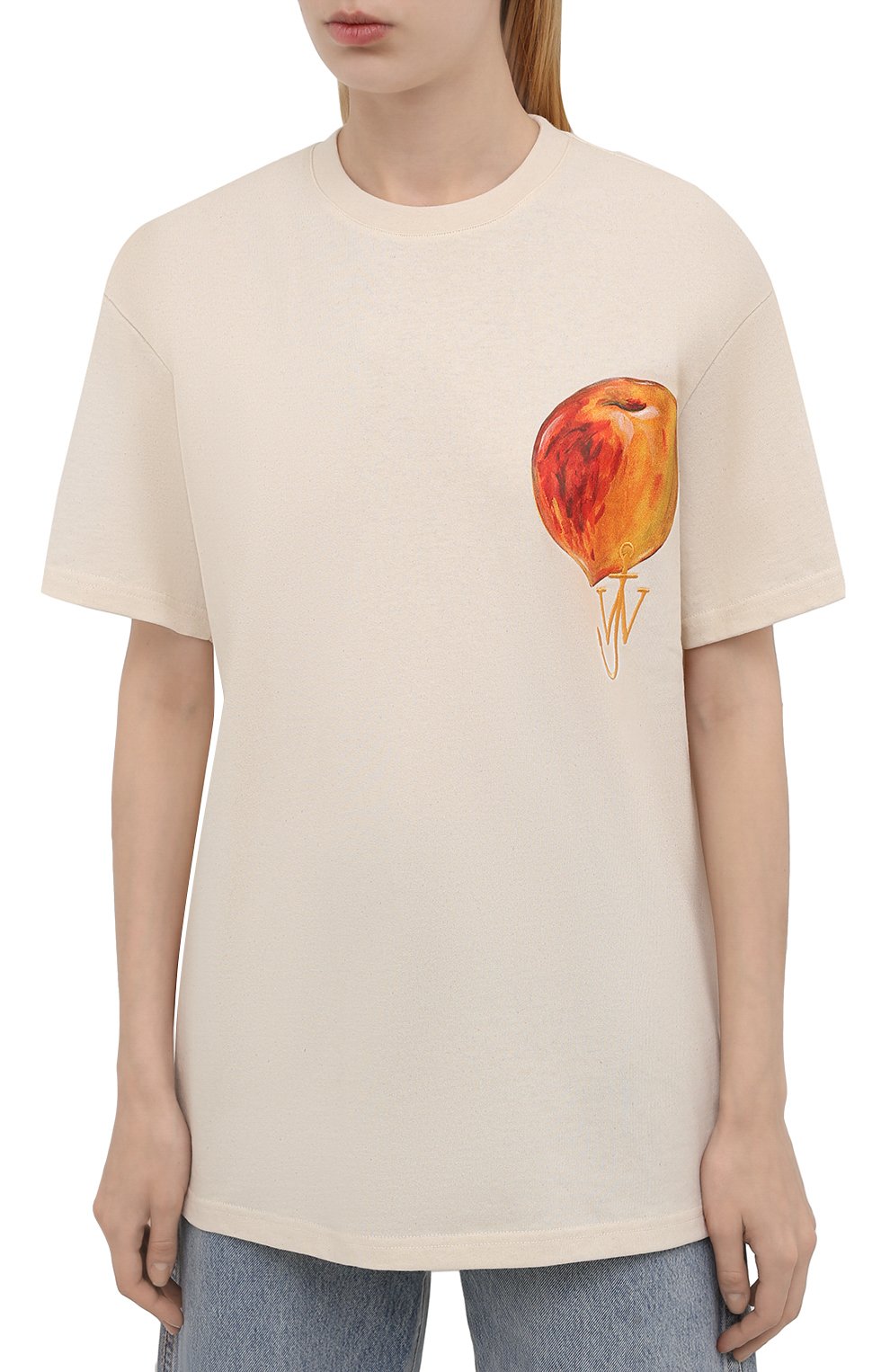 Хлопковая футболка JW ANDERSON, арт. JT0042 PG0482, фото 3