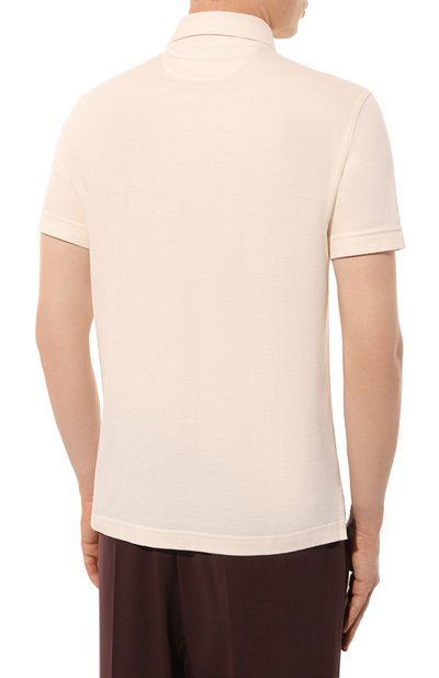 Поло из хлопка и шелка TOM FORD, арт. JMC003/JPS004, фото 4