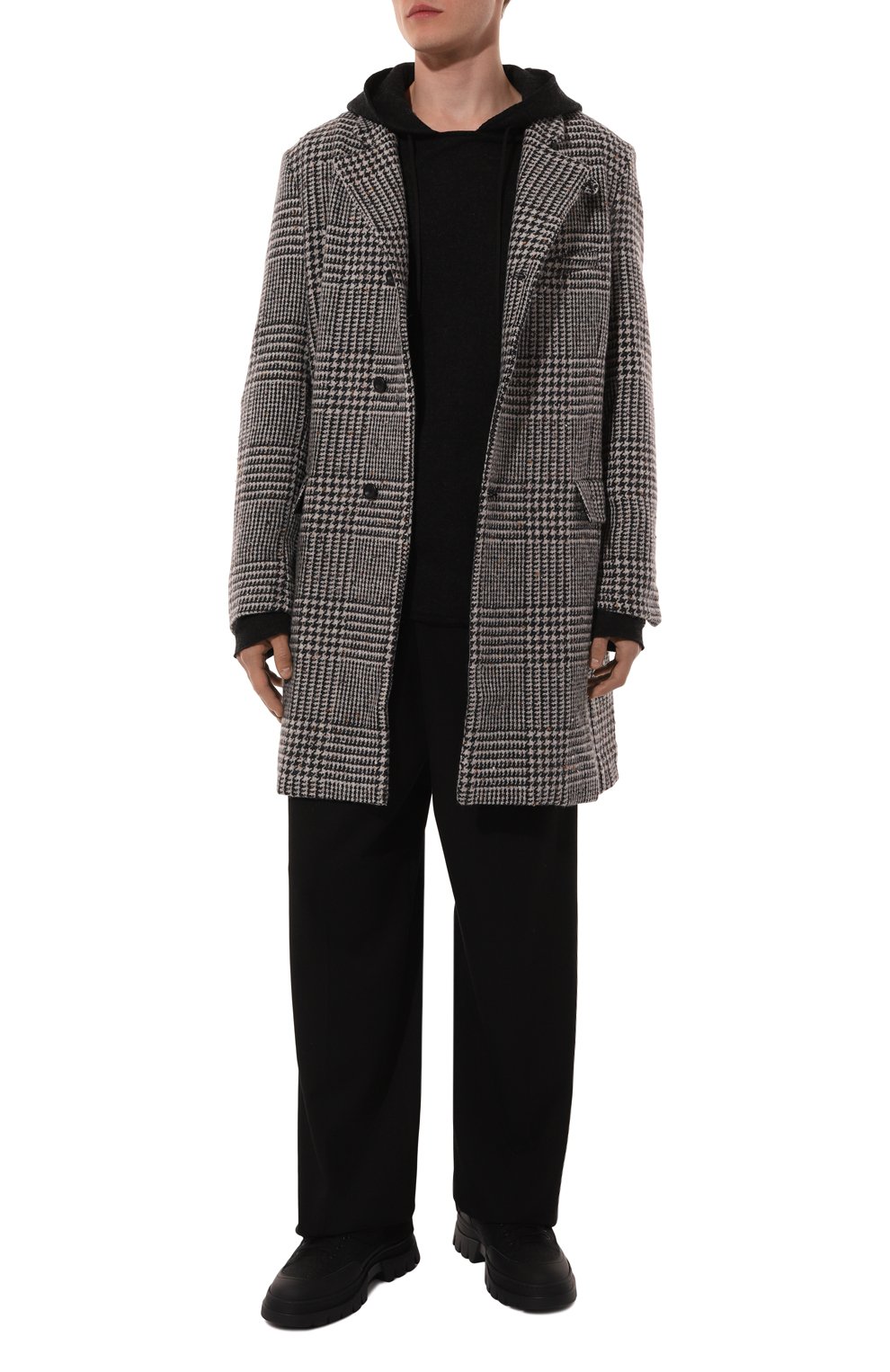 Шерстяное худи HANNES ROETHER темно-серого цвета по цене 42050 руб., арт. H0036DY.502/110463, фото 2 Шерстяное худи HANNES ROETHER, арт. H0036DY.502/110463, фото 2