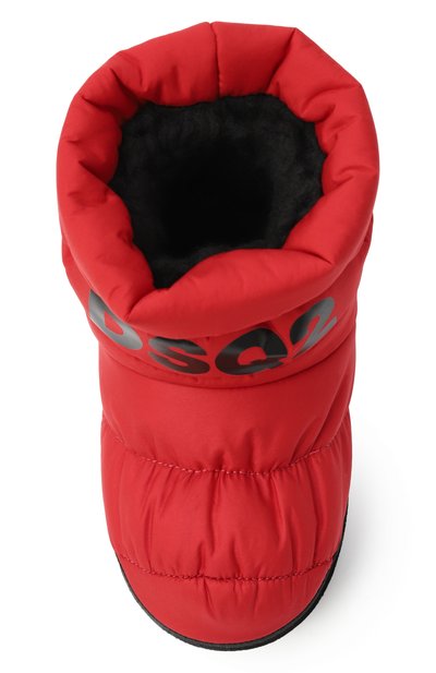 Утепленные сапоги DSQUARED2 красного цвета по цене 18600 руб., арт. 81543/24-27, фото 4 Утепленные сапоги DSQUARED2, арт. 81543/24-27, фото 4