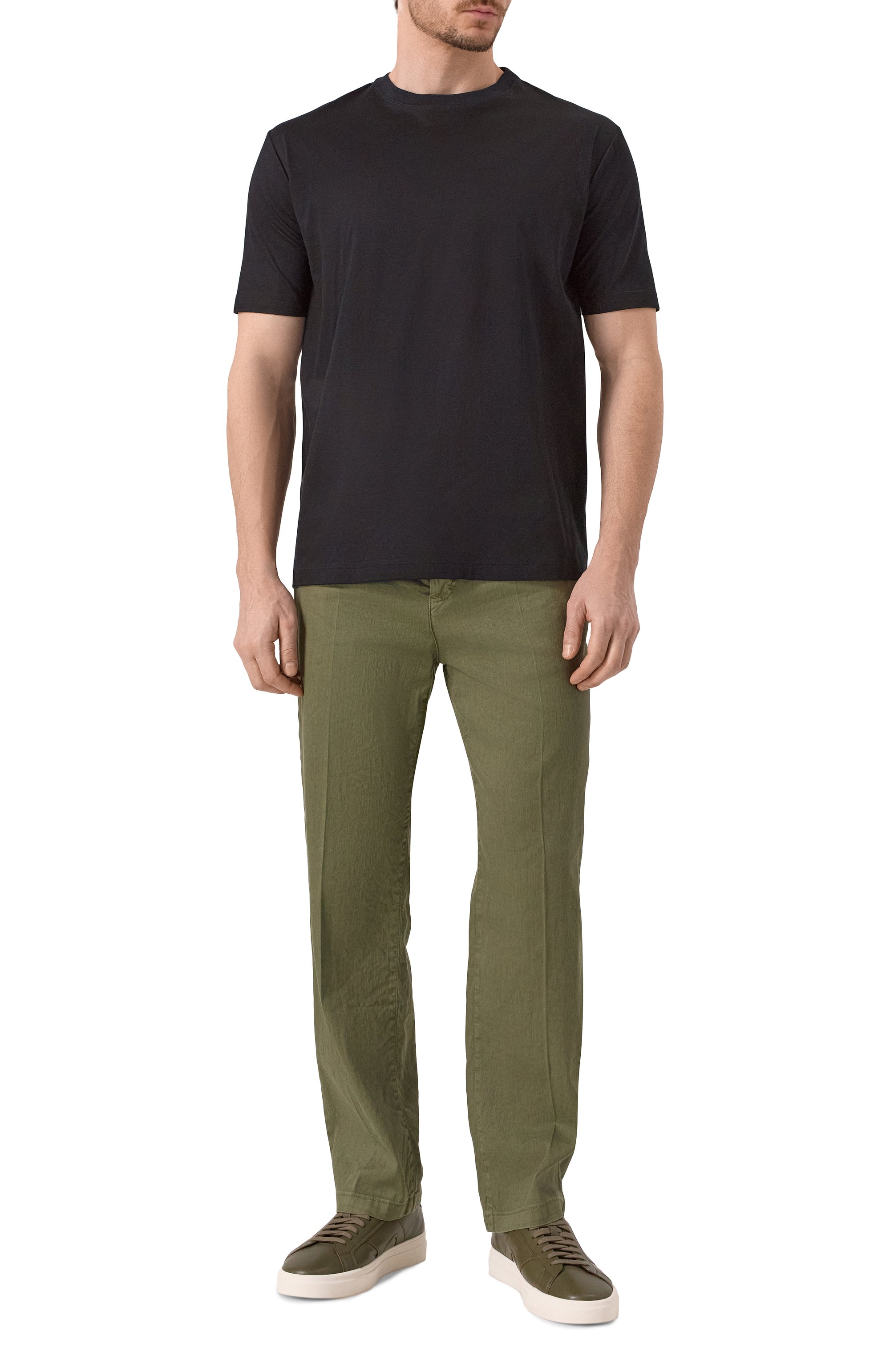 Хлопковая футболка KITON, арт. UMC023K06R4913, фото 2