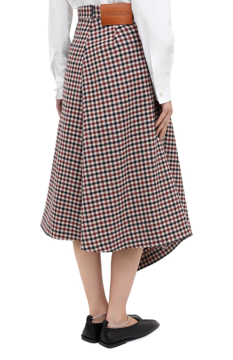 Шерстяная юбка JW ANDERSON разноцветного цвета по цене 46200 руб., арт. SK0047 PG0332, фото 5 Шерстяная юбка JW ANDERSON, арт. SK0047 PG0332, фото 5