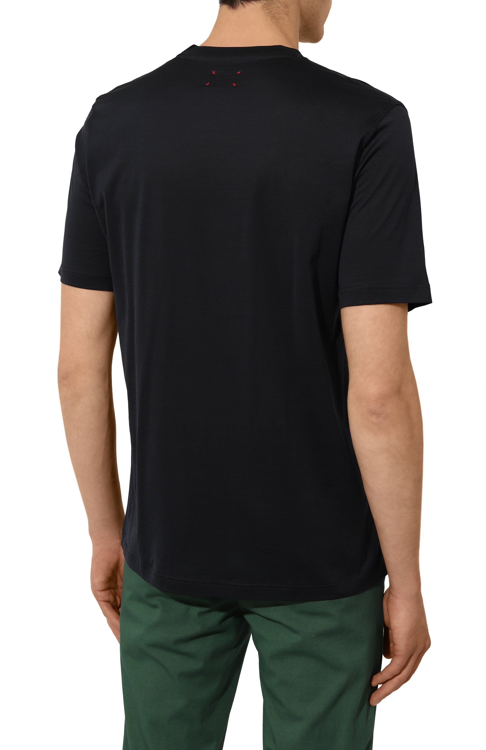 Хлопковая футболка KITON, арт. UMK0482, фото 4