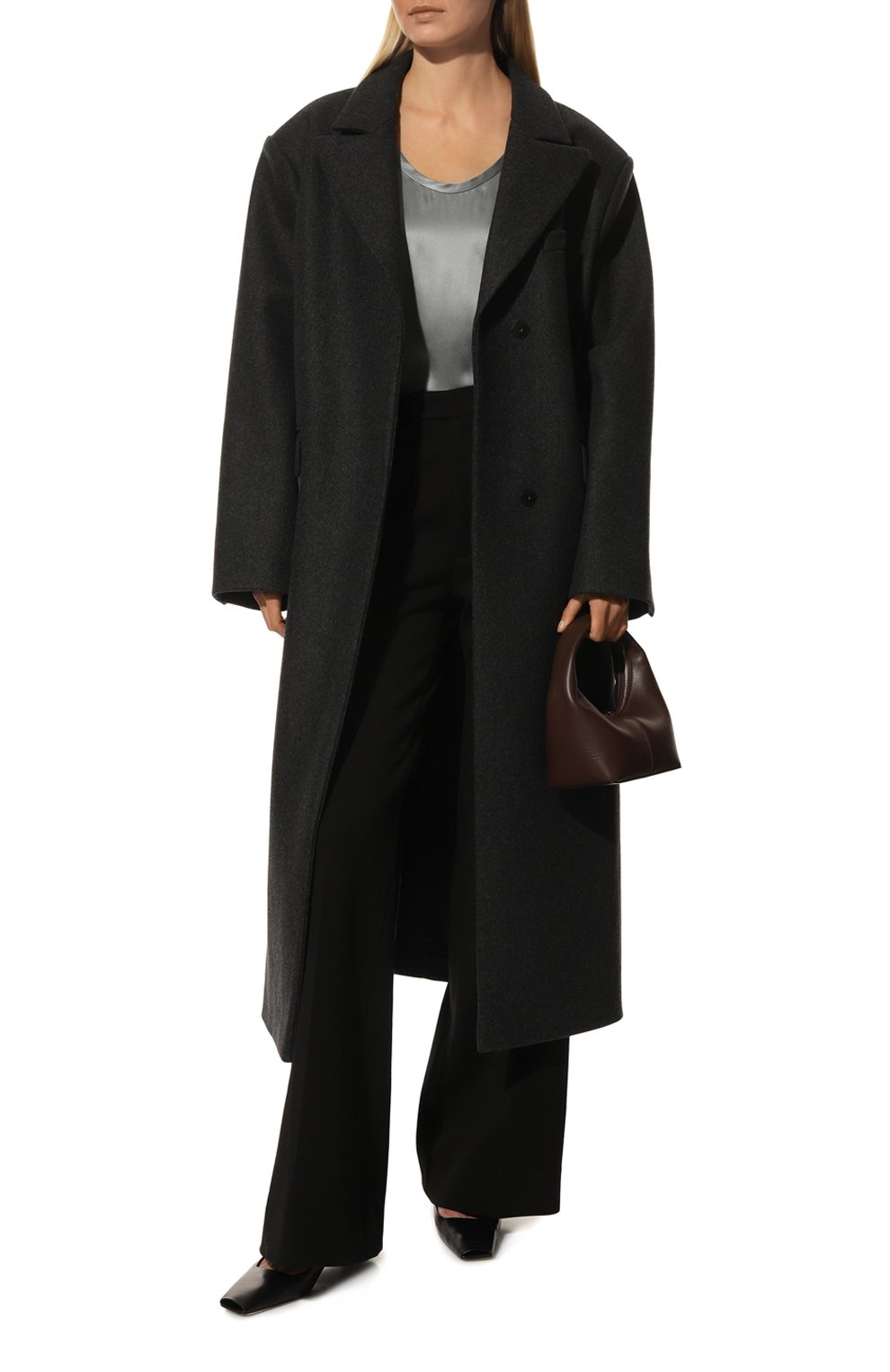 Атласный топ BRUNELLO CUCINELLI, арт. M0C59E0600, фото 2