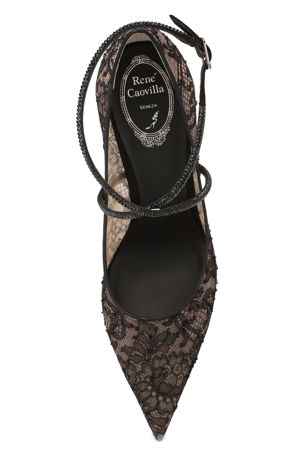 Текстильные туфли twista RENE CAOVILLA, арт. C10414-100-RP01V050, фото 5