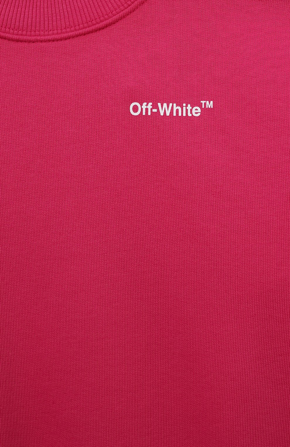 Хлопковый свитшот OFF-WHITE, арт. 0GBA001F22FLE001, фото 3
