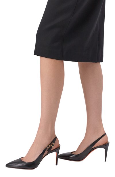 Женские кожаные туфли SANTONI, арт. WDIG71269HI2NSZA