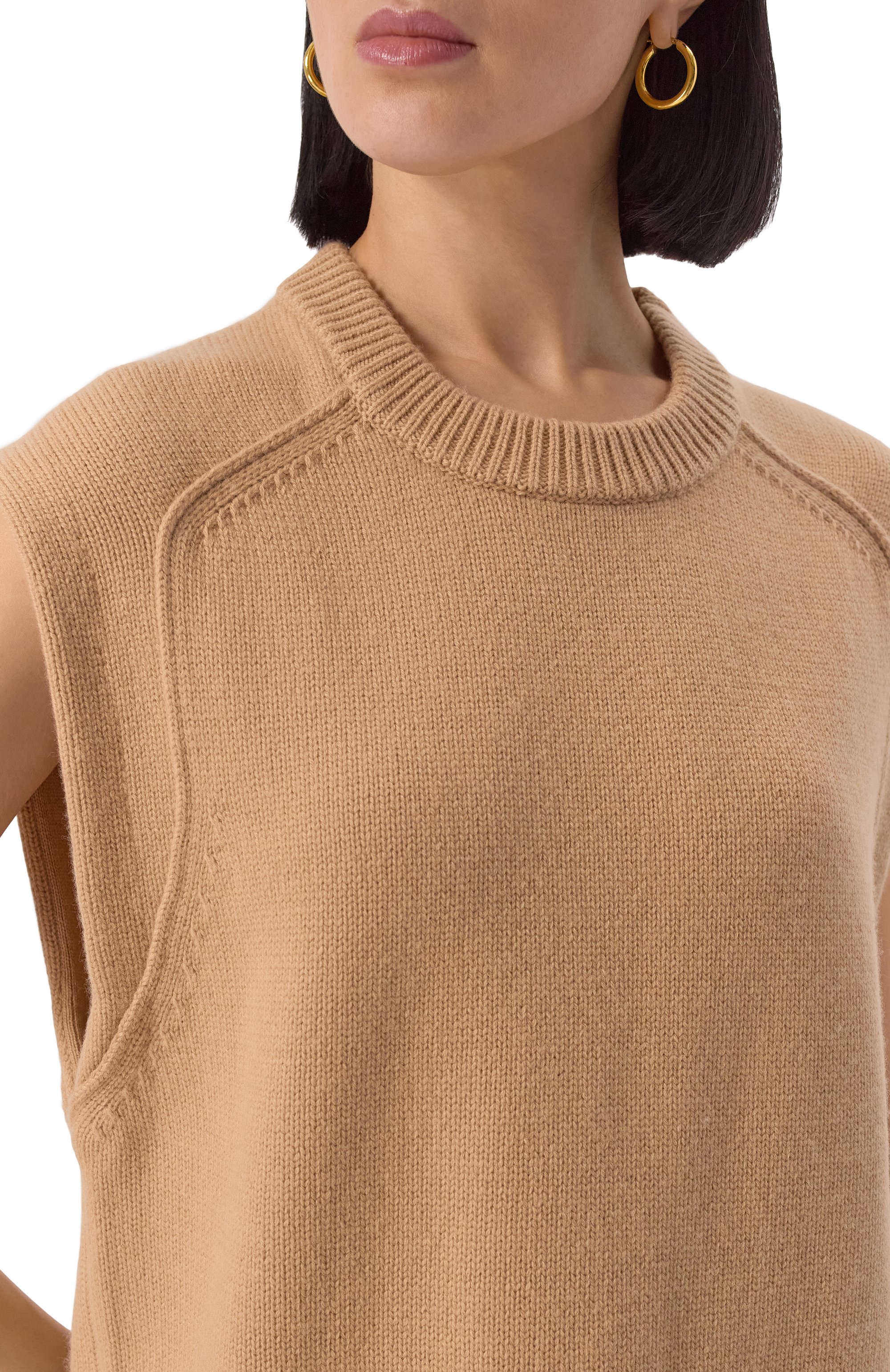 Жилет из шерсти и кашемира LOULOU DE SAISON, арт. MARI, фото 5