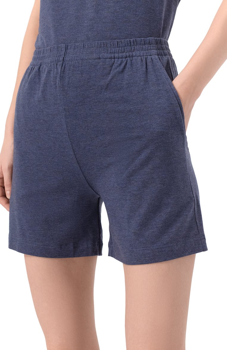 Женские шорты ZIMMERLI темно-синего цвета, арт. 8010-37101 | Фото 5 (Нос: Не проставлено)