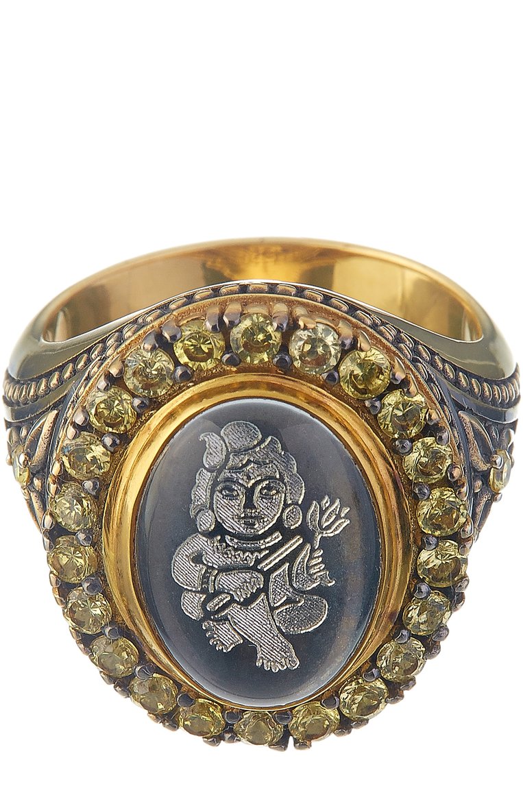 Женское кольцо krishna ring QUEENSBEE золотого цвета, арт. 102265 | Фото 1 (Статус проверки: Проверена категория; Материал: Серебро; Нос: Не проставлено; Региональные ограничения белый список (Axapta Mercury): Не проставлено)