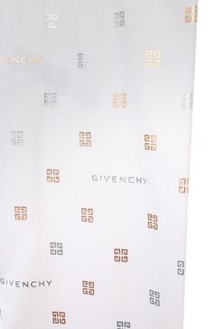 Детские хлопковые легинсы GIVENCHY белого цвета, арт. H30038/12+/14 | Фото 3 (Материал внешний: Хлопок; Нос: Не проставлено; Материал сплава: Проставлено; Девочки Кросс-КТ: Леггинсы-одежда; Ростовка одежда: 13 - 15 лет | 158 см)