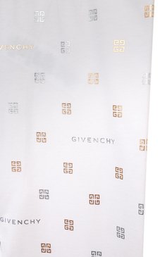 Детские хлопковые легинсы GIVENCHY белого цвета, арт. H30038/12+/14 | Фото 3 (Девочки Кросс-КТ: Леггинсы-одежда; Материал сплава: Проставлено; Нос: Не проставлено; Материал внешний: Хлопок; Ростовка одежда: 13 - 15 лет | 158 см)